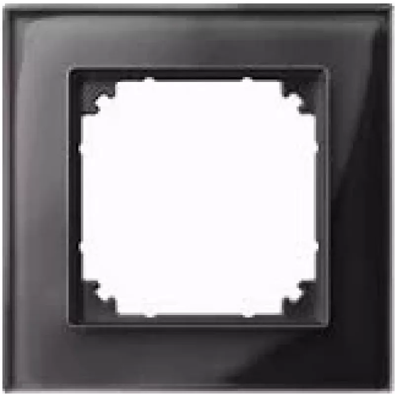 Merten vieno posto rėmelis System M, M-Plan Juoda 489103 (489103)