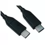 Origin Storage USB 3.1 Type C (M) į Type C (M) laidas, USB C, USB C, juodas