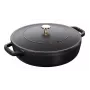 Saute Pan ZWILLING STAUB BRAISERS apvali 28 cm, juoda, dugno Ø 22.2 cm