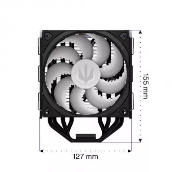 Endorfa Fera 5 Juoda ARGB CPU aušintuvas