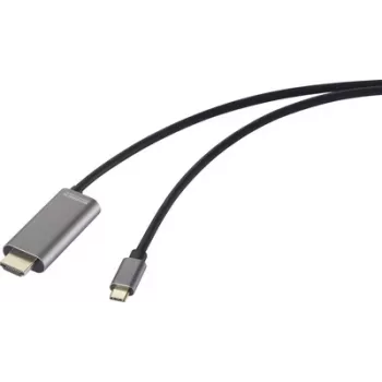 SpeaKa Professional USB-C HDMI adapterio laidas, kištukas HDMI-A lizdas 1,00 m (SP-12875852)