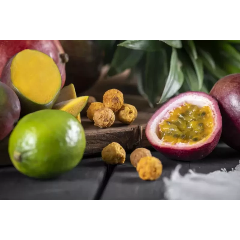 Eco fresh foods Džiovinti ananaso, mango ir laimo rutuliukai 100 g
