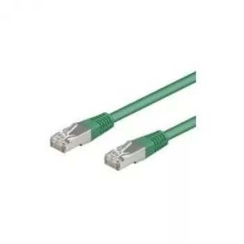 Wentronic Goobay CAT 5e komutacinis kabelis, F/UTP, žalias, 5 m - CCA vario mišinys (50183)
