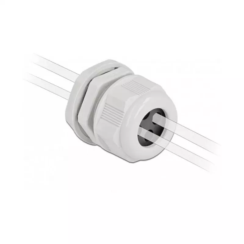 Kabelio sandariklis DeLOCK 60380 Pilkas plastikinis 2 vnt.