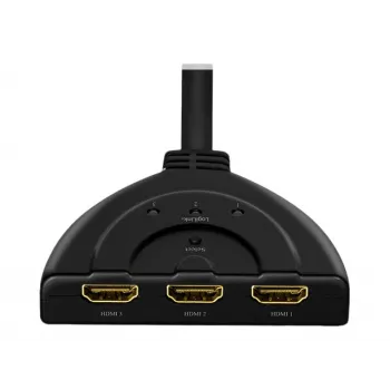 LogiLink - vaizdo/garso skirstytuvas/jungiklis - 3 x HDMI - Stalinis