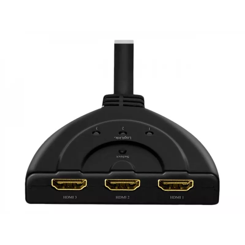 LogiLink - vaizdo/garso skirstytuvas/jungiklis - 3 x HDMI - Stalinis