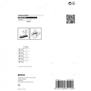 Bosch 2 608 522 329 atsuktuvų antgalis 8 vnt.