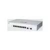 Valdomas L2 Gigabit Ethernet jungiklis Cisco CBS220-8T-E-2G — 8x RJ-45 10/100/1000, 2x SFP, 1U, 20 Gbit/s, 8192 MAC