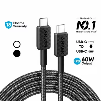 USB laidas Anker 322 1,8 m USB-C greitas įkrovimas duomenų perdavimas