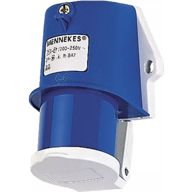 MENNEKES Elektrotechnik GmbH & Co. KG 847 mėlynos spalvos kištukinis lizdas (847)