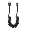 USB į USB-C duomenų laidas Tellur ištiesiamas 3A 1,8 m juodas