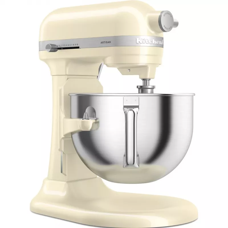 KitchenAid 5KSM60SPXEAC stacionarus maišytuvas 375 W Kreminė, Pilka, Nerūdijantis plienas