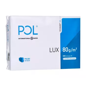 Biuro kopijavimo popierius POLLUX (A4; 80g/m²; 500 lapų; baltas, matinis)