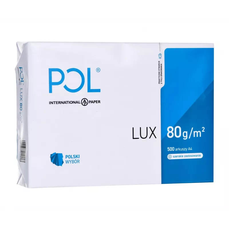 Biuro kopijavimo popierius POLLUX (A4; 80g/m²; 500 lapų; baltas, matinis)