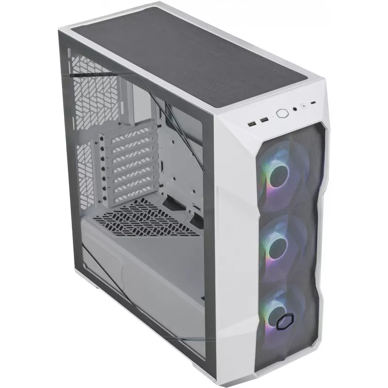 PC korpusas Cooler Master MasterBox TD500 Mesh V2 Midi Tower White