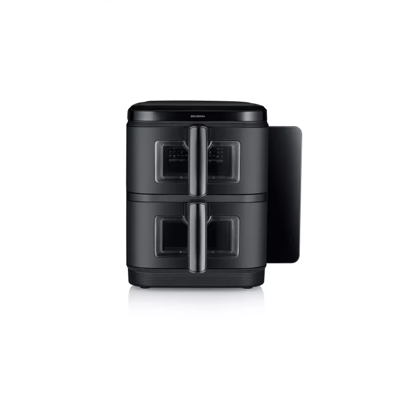 Fritiūrė SEVERIN FR 2468 S-Fry Duo Stack 2-in-1 kepimo talpa, dviejų krepšelių dizainas