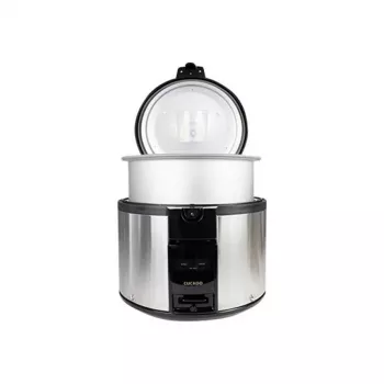 Ryžių viryklė su gaidžiu 4600ml sidabrinė SR-4600