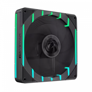GAMEMAX TORNADO T14 ARGB-R 140 mm korpuso ventiliatorius, juodas