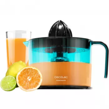 EssentialVita Adjust Juoda, citrusų spaudyklė juoda / mėlyna