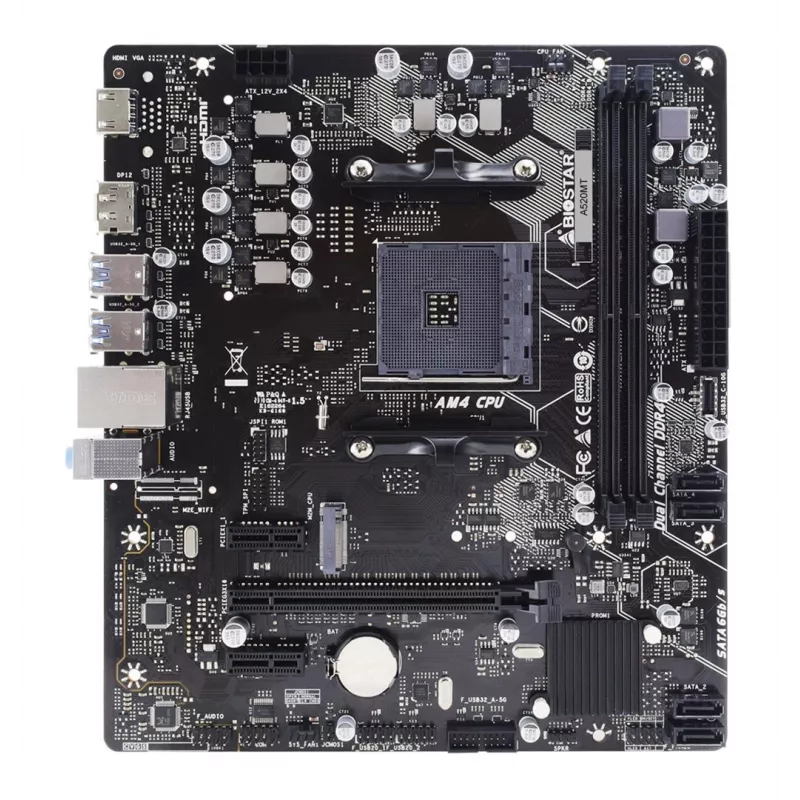 BIOSTAR A520MT AM4 micro ATX pagrindinė plokštė