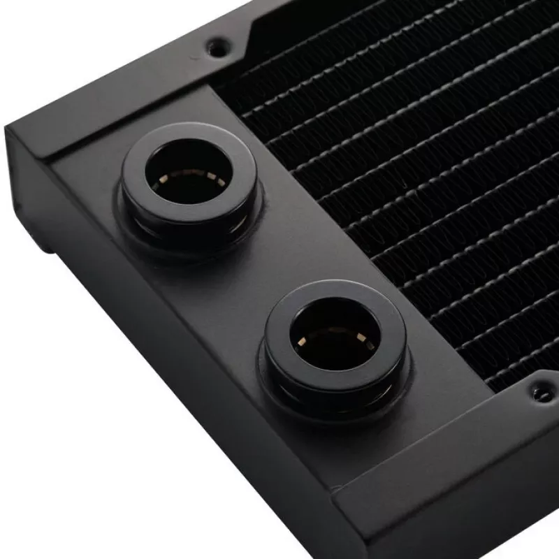 Radiatorius Phanteks GLACIER EZ-FIT 360RAD-30 Varis Nerūdijantis plienas Juodas 807 g