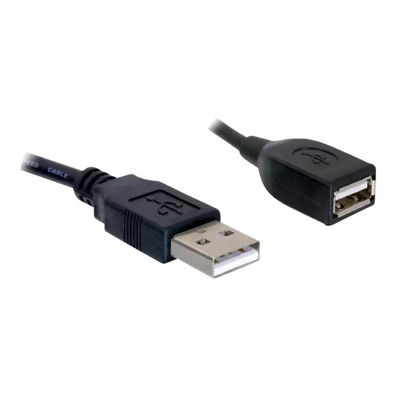 USB 2.0 ilginimo laidas DeLOCK 82457 0,15 m juodas