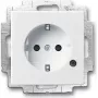 BUSCH JAEGER 2013-0-5286 - CEE 7/3 - 2P+E - Balta - 250 V - 16 A - 71 mm