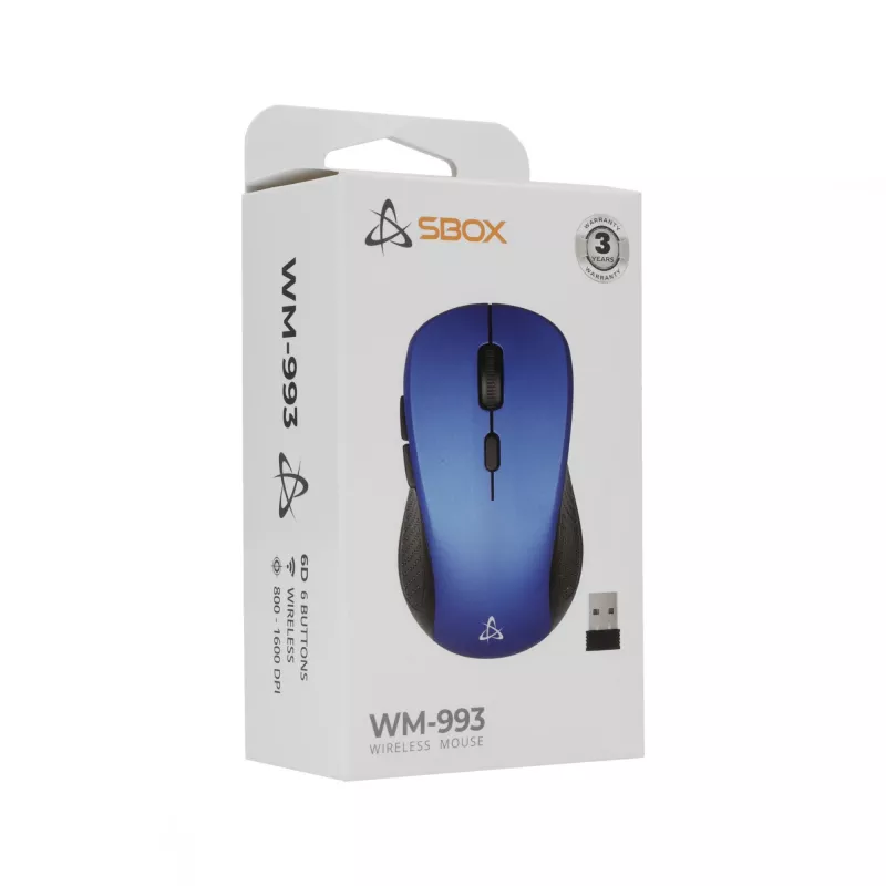 Belaidė pelė SBOX WM-993 USB Type-A