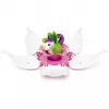Žaislinis namelis BRIO Poppy Flower House žalias rožinis violetinis baltas 36224