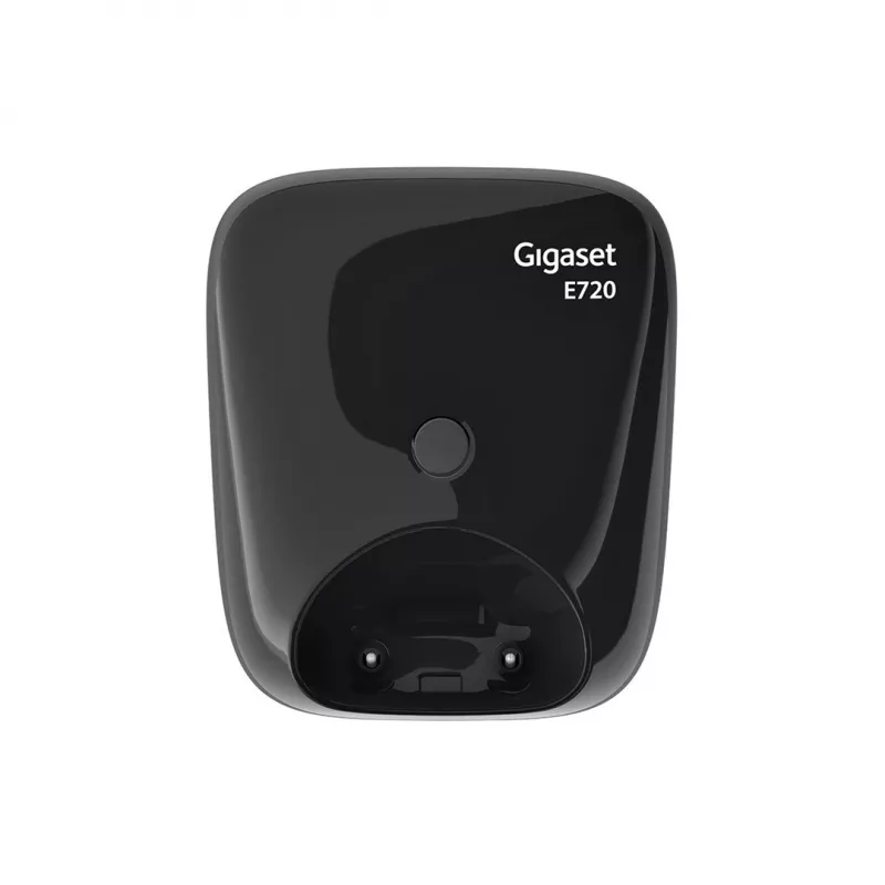 Gigaset E720 Analoginis/DECT telefonas su skambučio numerio atpažinimu Juodas