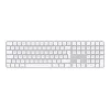 Klaviatūra Apple Magic MXK73D/A universali USB + Bluetooth QWERTZ vokiečių k. balta
