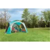 Event Dome Shelter XL, 4,5 x 4,5m, Pavilionas šviesiai mėlynas/pilkas