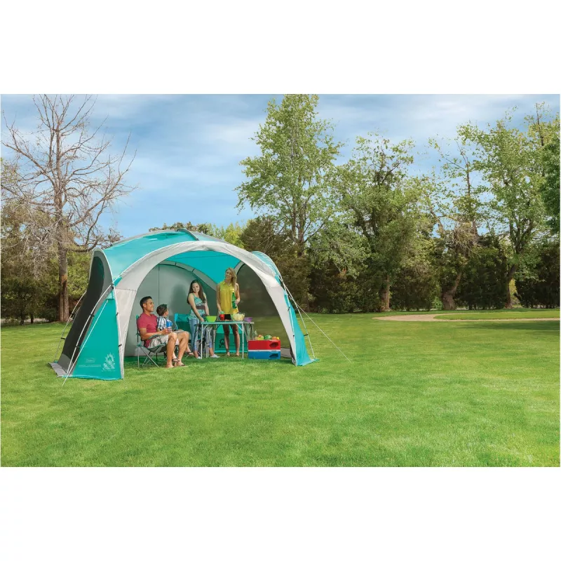 Event Dome Shelter XL, 4,5 x 4,5m, Pavilionas šviesiai mėlynas/pilkas