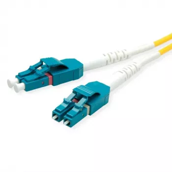 ROLINE InfiniBand šviesolaidinis kabelis 7 m 2x LC OS2 geltonas