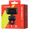 CANYON internetinė kamera C3 HD 720p juoda