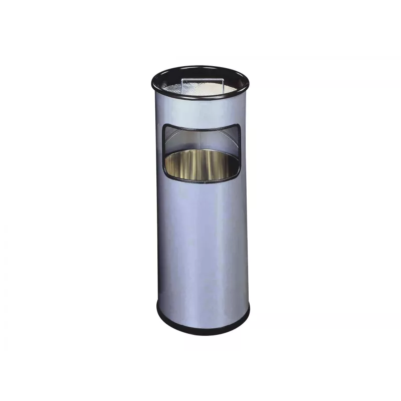 Patvarus pelenų / atliekų kibiras – apvalus – 17 l – metalinis