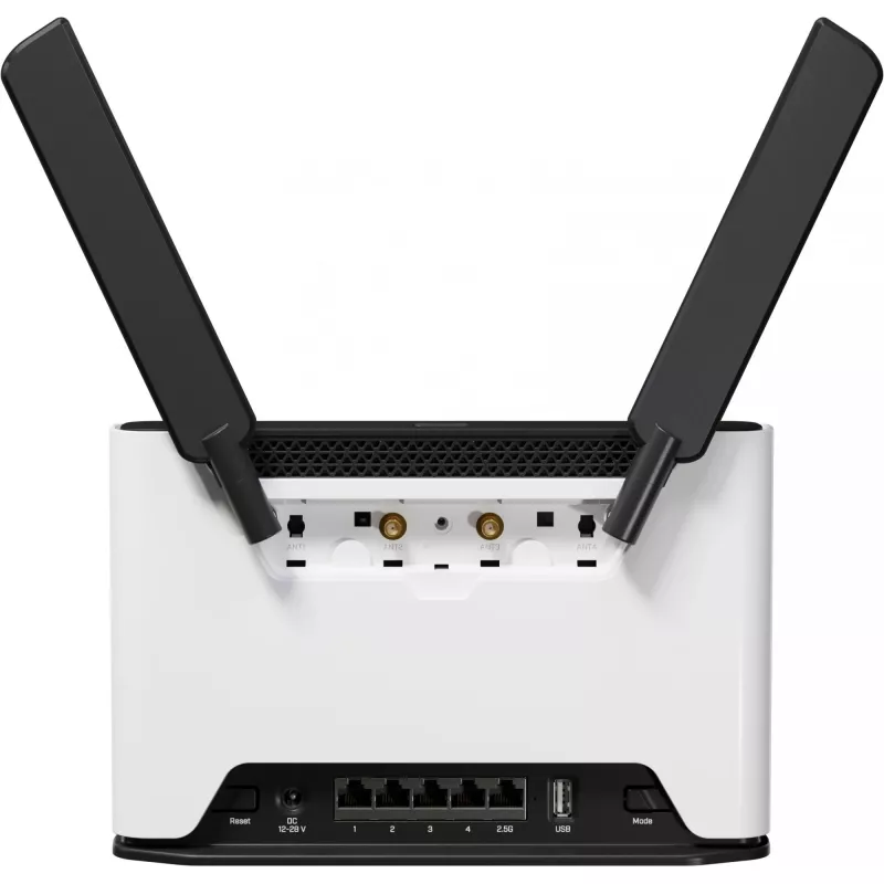 MikroTik Chateau LTE18 - belaidis maršrutizatorius - 5 prievadų jungiklis - GigE, 2,5 GigE - Wi-Fi 5, Wi-Fi 6 - dviejų juostų (S53UG+5HAXD2HAXD-TC&EG18-EA)