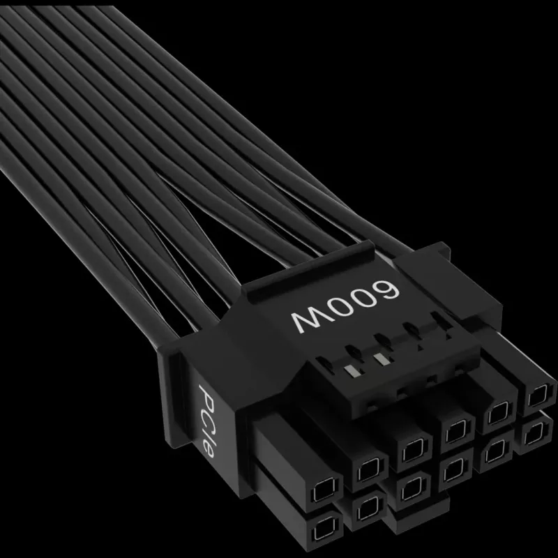 CORSAIR - Stromkabel - 12VHPWR (W) zu 8-poliger PCIe Power (W) - plokščias, iki 600 W TDP (CP-8920284)