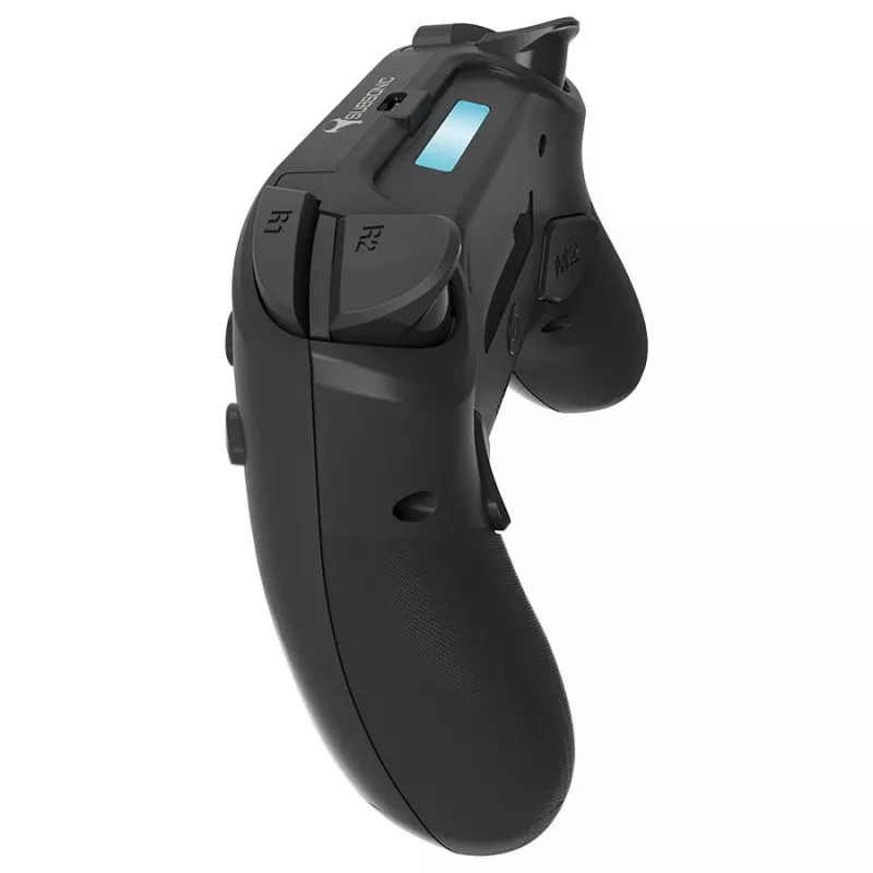 Žaidimų pultas Subsonic PS5 belaidis LED valdiklis, juodas, D-pad, Home, Options, Share