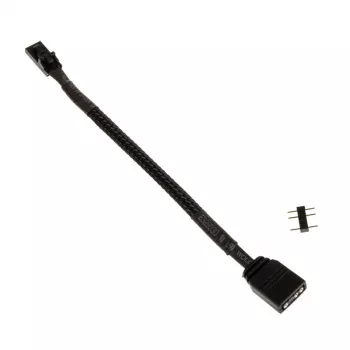 ARGB 3 kontaktų adapterio kabelis Kolink L1-3ADP1-15 — 15 cm, 3 kontaktų ARGB keitiklis