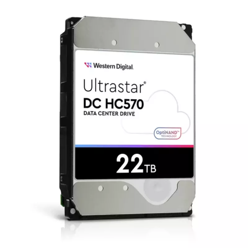 3,5 colio SAS HDD Western Digital Ultrastar DH HC570 22 TB, 12 Gbit/s, 7200 RPM, 512 MB talpyklos