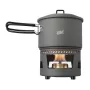 ESBIT Cookset puodas su spiritiniu degikliu, Aliuminis 1,5 l, Ø15,4 cm, H115 mm, Juodas