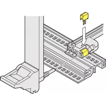 SCHROFF ESD SPAUSTUKAS IEEE (50 VNT./RINKINYS) - Stovo priedas (24560256)