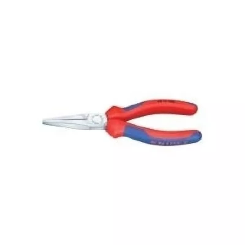 Knipex ilgos nosies replės, bendras ilgis 140 mm, forma 1, daugiakomponentės rankenos