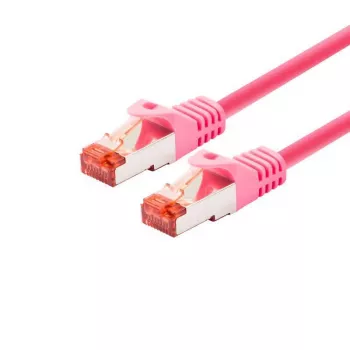 Tinklo kabelis LOGON TCR66SS030M Cat6 S/FTP (S‑STP) 3 m Magenta RJ-45–RJ-45