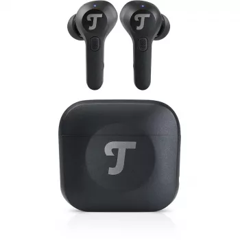 Teufel AIRY TWS Pro ausinės belaidės į ausis įdedamos skambučiams / muzikai Bluetooth juodos