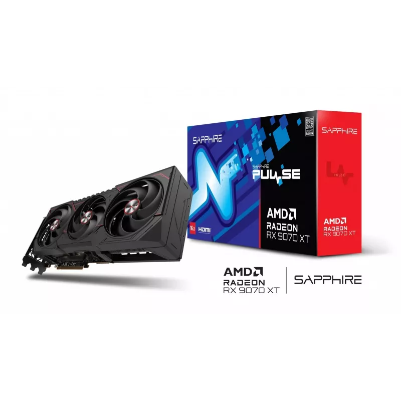 SAPPHIRE PULSE Radeon RX 9070 XT 16 GB GDDR6 vaizdo plokštė