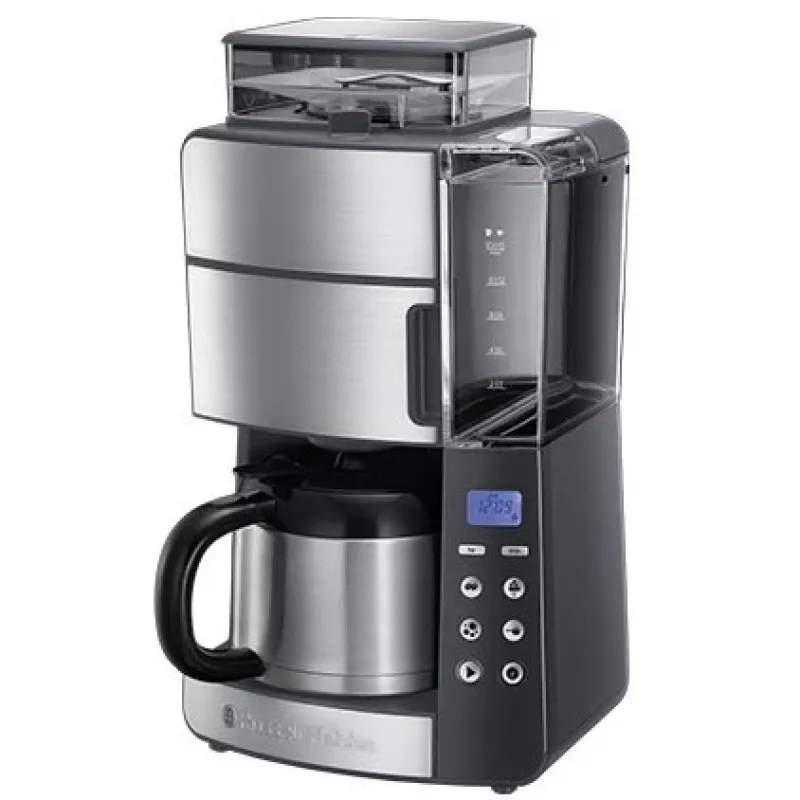 Russell Hobbs 25620-56 skaitmeninis kavos virimo aparatas su malūnėliu ir termo ąsočiu