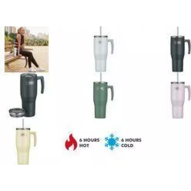 THERMOS izoliacinis puodelis Refreshing Series pilkas 1,1 l (4140211110)