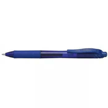 Užsegamas ištraukiamas rašiklis Pentel Energel X 1.0 Mėlynas
